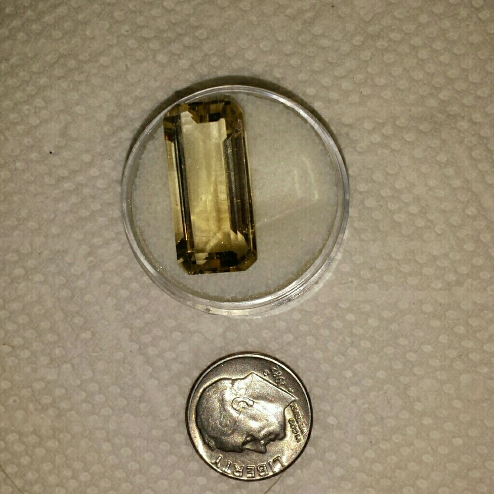 Smokey topaz gemstone